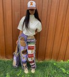 Women Colorful Joggers High Waist Pencil Pant Pants N603142