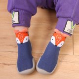Spring Autumn Children Slipper Cartoon Animal Toddler Rubber Socks Shoes