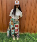 Women Colorful Joggers High Waist Pencil Pant Pants N603142
