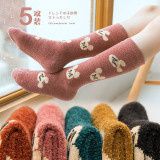New Style Autumn and Winter Warm Terry Socks 088798
