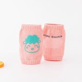 Cotton Girls Spring Breather Sports Print Cute Infant Baby Non-Slip Knee Pads