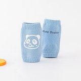 Cotton Girls Spring Breather Sports Print Cute Infant Baby Non-Slip Knee Pads