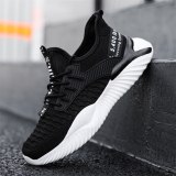 New Men's Summer Sports Flying Woven Mesh Breathable Shoes
