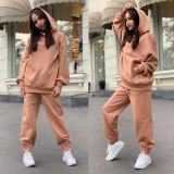 Women Two Pcs One Set Tops With Bottom Pants Outfit Outfits T00112