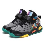 Children's Kids Sports Basketball Sneakers Breathable Shoes E8697