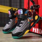 Children's Kids Sports Basketball Sneakers Breathable Shoes E8697
