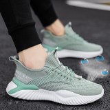 New Men's Summer Sports Flying Woven Mesh Breathable Shoes