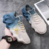 Men Soft Rubber Flats Mesh Running Sports Walking Shoes YG-F4501-12