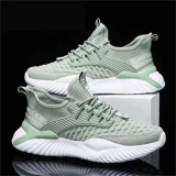 New Men's Summer Sports Flying Woven Mesh Breathable Shoes