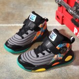 Children's Kids Sports Basketball Sneakers Breathable Shoes E8697