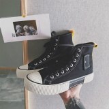 Fashion Men Breathable High Top Canvas Shoes Matching Sneakers 205263