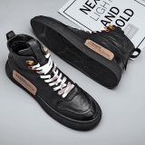 Men Autumn Lace-Up Fashion Leather Casual Boots
