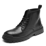 Fashion Men Genuine Leather Spring Autumn Ankle Boots DS06576