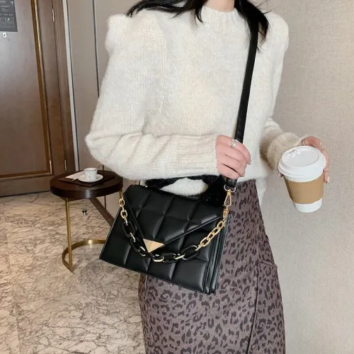 Fur Women Shoulder Business Totes Messenger Soft Leather Handbags 20718