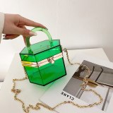 Fashion PVC Women's Acrylic Transparent Tote Handbags 50-86801-34
