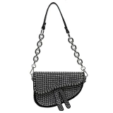 Fashion Women's Saddle Rivet Messenger Handbags 12-31019210