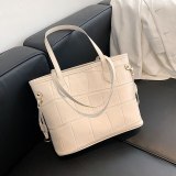 Women PU Leather Large Capacity Handbags 45-091728
