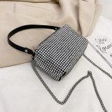 Fashion Popular Portable Small Diamond Chain Crossbody Handbags 70-8029310