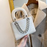 Women Tote Stone Fashion Shoulder Handbags 18-67889