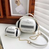 Fashion Women  Leather Designer Ball Tote Purses and Handbags 198-A272839