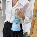 Fashion Women Crocodile Pattern Shoulder Handbags 50-98596