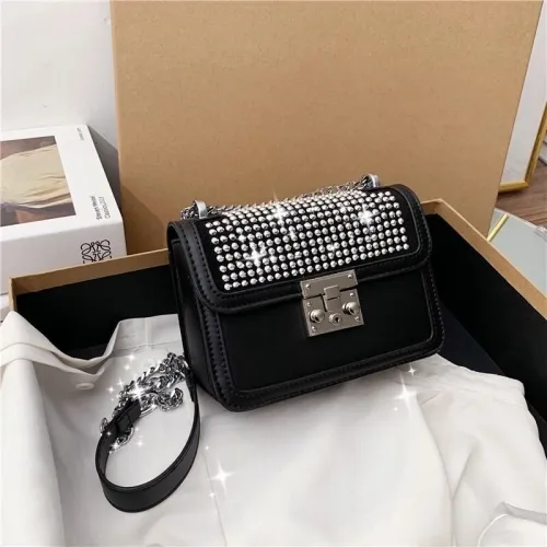 Women's Premium Fashion All-Match Chain Messenger Handbags 150-190314