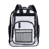 Students PVC Waterproof Transparent School See Through Backpacks 000617