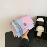 Fashion Lychee Pattern Diamond Small Square Handbags 177-202132