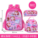 Three-Piece Children's Trolley School Elementary Students Cartoon Handbags