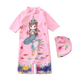 New Children's One-Piece Unicorn Girl Swimwear