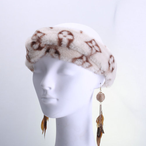 Women Short Plush Large Intestine Headbands HB-2019210