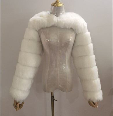 Ultra-Short Shawl Fashion Fur Coats 00149510