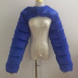 Ultra-Short Shawl Fashion Fur Coats 00149510