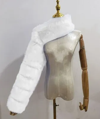 Faux Fox Fur Shawl Coat 0085162