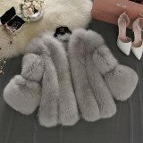 Fashion Women Winter New Faux Fur Short Thick Coats and Jackets 001829