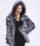 Women Hooded Winter Pockets Faux Fur Jacket Fleece Coats 0059610