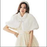 Women Cloak Faux Fur Shawl Wedding Dresses 002233