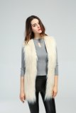 Winter Women Faux Fur Sleeveless Slim Warm Vest 002031