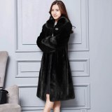 Winter New Women's Faux Fur Mink Long Mink Faux Fur Coats 005263