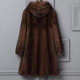 Fashion Winter Women Long Faux Mink Fur Coats 005869