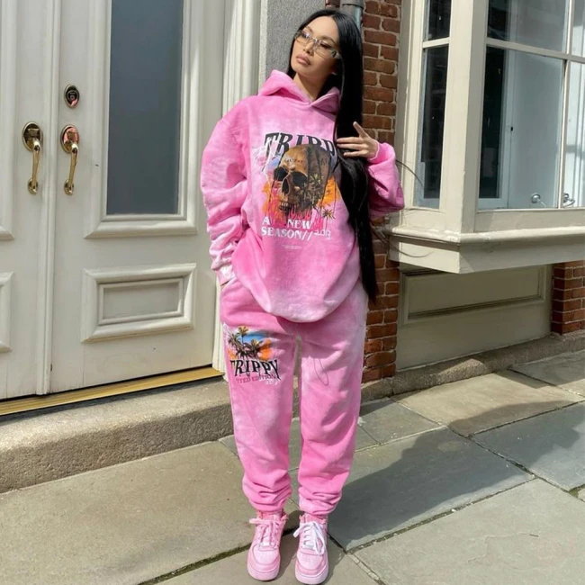 Women Tie Dye Tracksuits Tracksuit Outfit Outfits Jogging Suit Sports Suit 835768