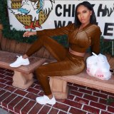 Women Two Piece Set Autumn  Streetwear Tracksuit W824455