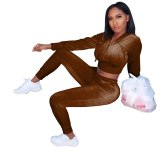Women Two Piece Set Autumn  Streetwear Tracksuit W824455