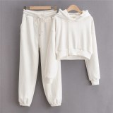 Autumn Winter Casual Women Pants Two Piece Set Tracksuits GAP20248-414120Z95106Z