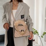 Fashion Lattice Women Shoulder Bags Winter Chains Hand Bags Z066677