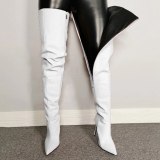 New Women's Over-The-Knee PU Leather Boots High Heels YDA08596A1