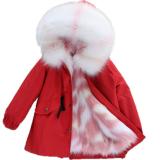 Winter New Kids Boys And Girs Faux Fur Parkas Coats 191627