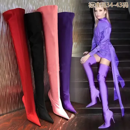 Women Over The Knee High Heels Boots D40011
