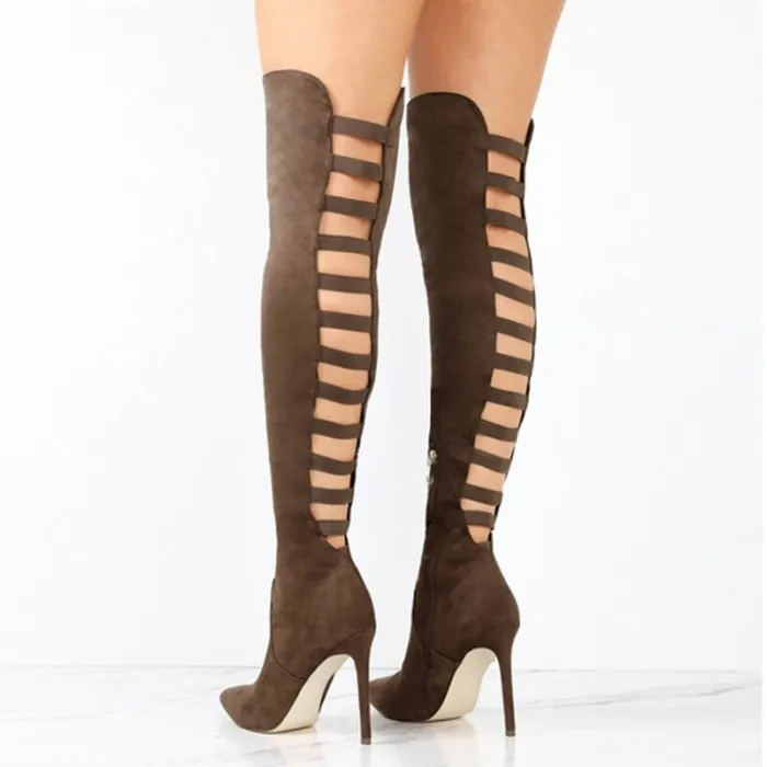 Women's Sexy Over The Knee Boots High Heels wyy202001020213