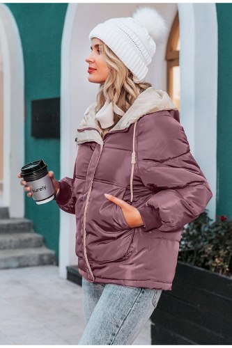 Winter Women's Faux Leather Warm Thick Bubble Coats